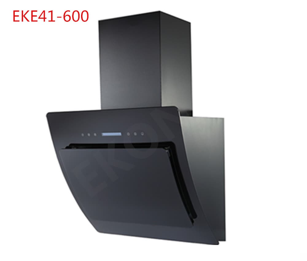 GS CE Approved 60cm Black Glass Cooker Hoods